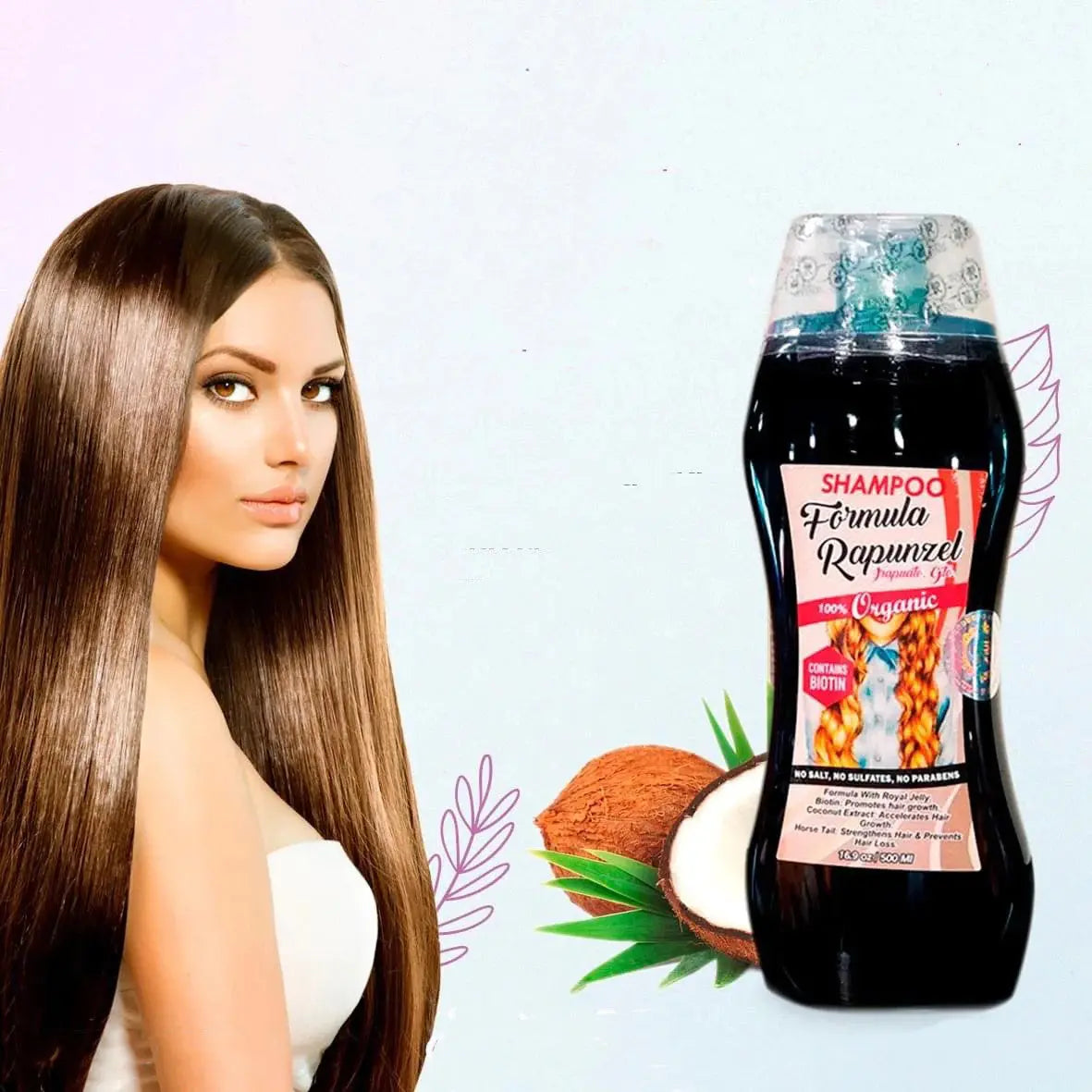 RAPUNZEL SHAMPOO - Productos para cabello, salud, belleza, moda y pérdida de peso - tia pina shop llc