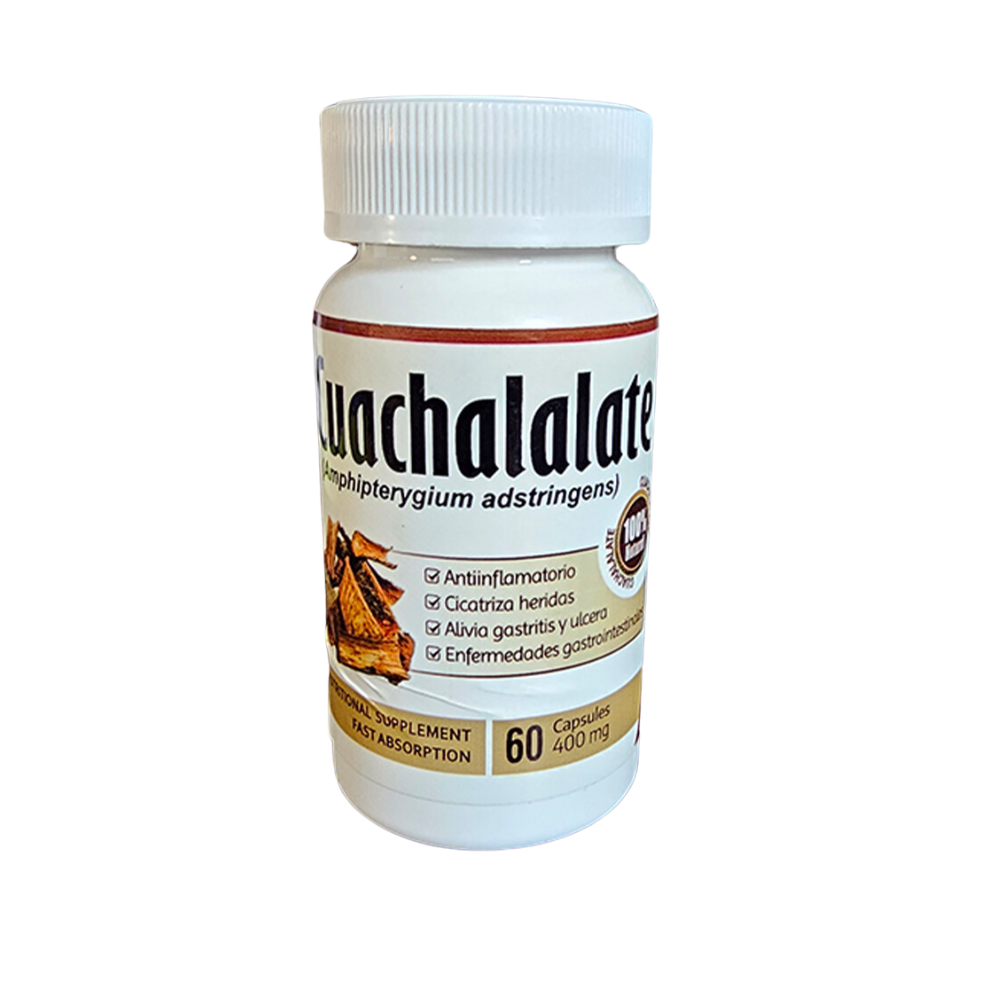 Cuachalalate Amphiplerygium Adstringens 60 Capsules - Productos para cabello, salud, belleza, moda y pérdida de peso - tia pina shop llc