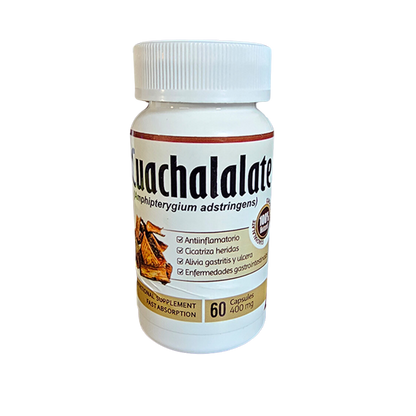 Cuachalalate Amphiplerygium Adstringens 60 Capsules - Productos para cabello, salud, belleza, moda y pérdida de peso - tia pina shop llc